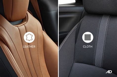 cloth seats vs fake leather|change cloth to leather seats.